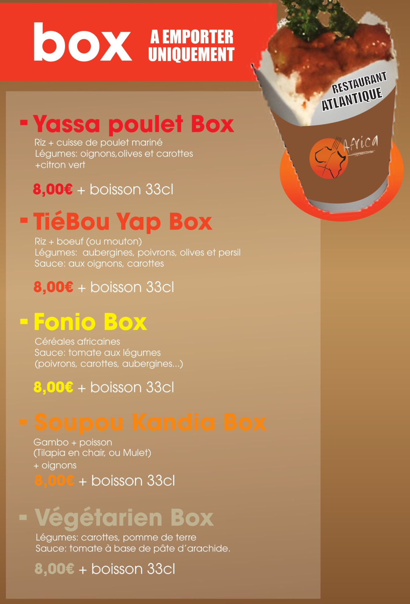 Box à emporter